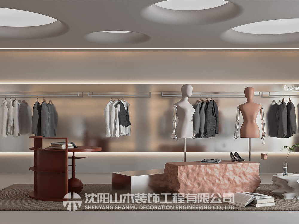 大連服裝店裝修設計