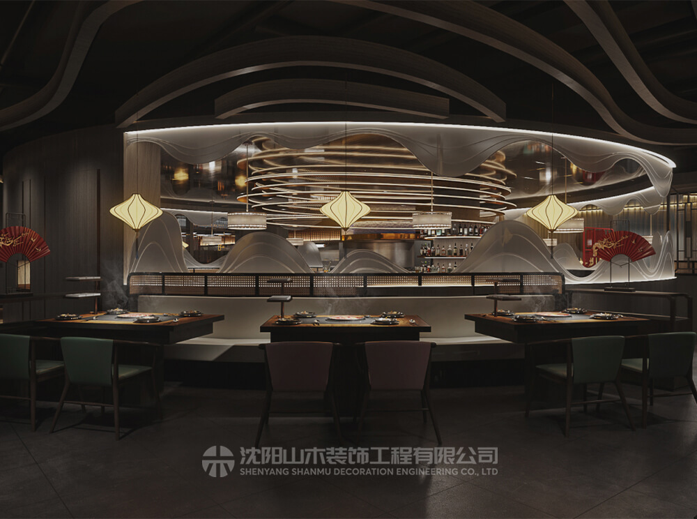 大連中餐廳裝修設計
